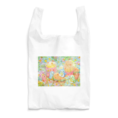 Happy Penguin☆ハンバーガーセット♪ Reusable Bag