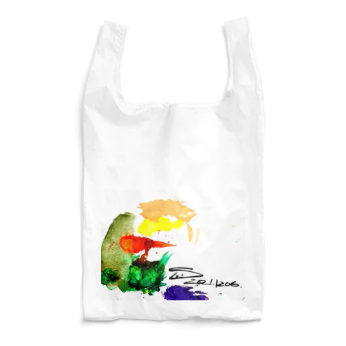 激しいアクリル絵の具 Reusable Bag