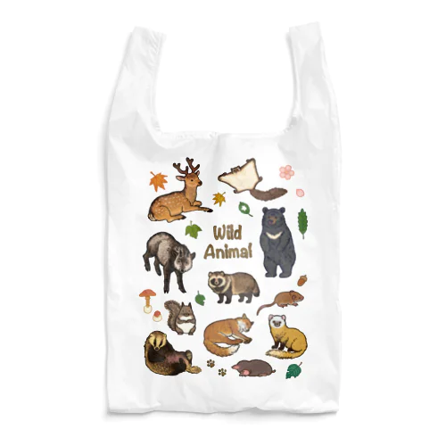 野生動物たち Reusable Bag