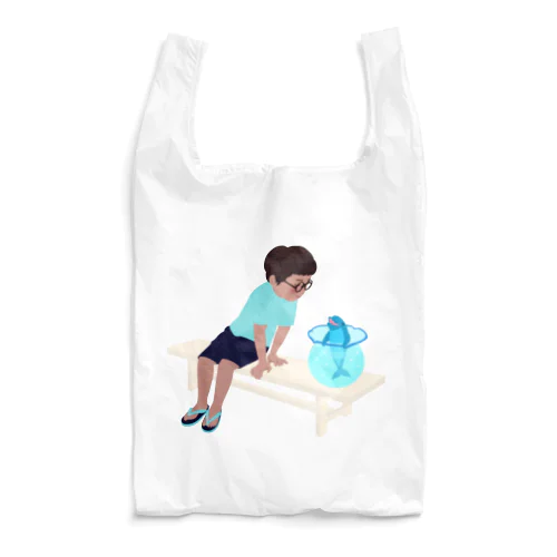 イルカといた夏休み Reusable Bag