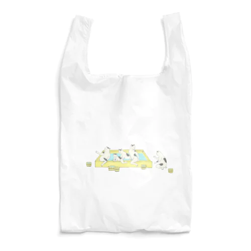 猫の温泉（ロゴなし） Reusable Bag