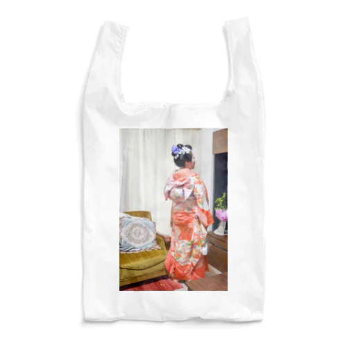 羽根の生えた娘さん Reusable Bag