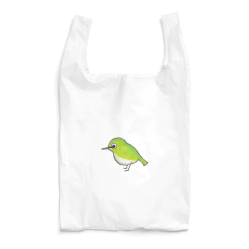 [森図鑑] ぽつんとメジロ Reusable Bag