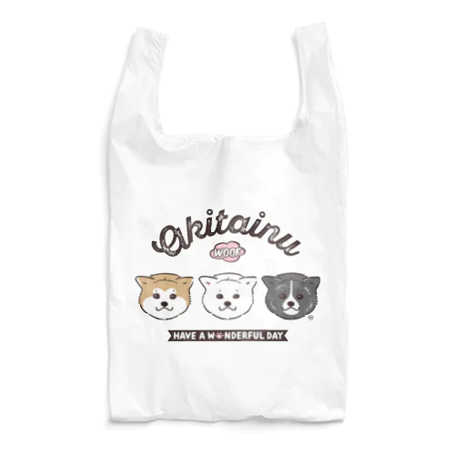 秋田犬ブラザーズ Reusable Bag