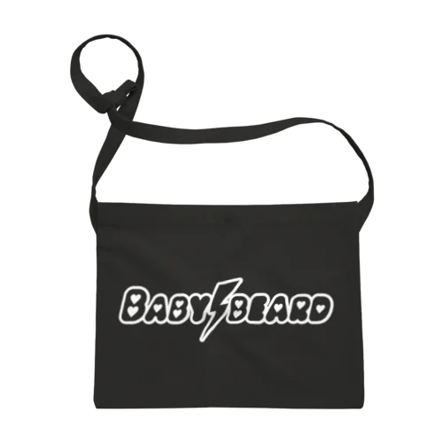 BABYBEARD Official LOGO (white) Sacoche