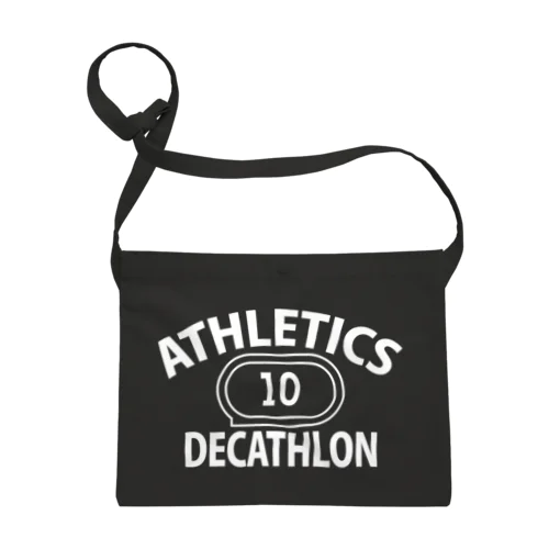 十種競技・白・デカスロン・DECATHLON・陸上競技・じっしゅきょうぎ・2日間・10種・陸上男子・アスリート・選手・陸上部員・有力・確実・候補・有望・応援・日本・実力・メダル・タイム サコッシュ