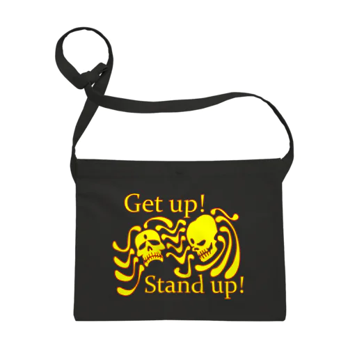 Get up! Stand up!（黄色） サコッシュ