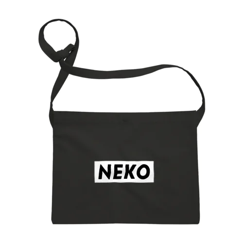 NEKO STORE ボックスロゴ WHITE サコッシュ