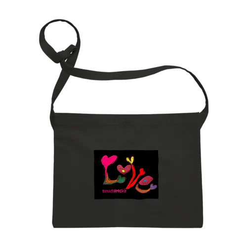 文字アート　LOVE Sacoche
