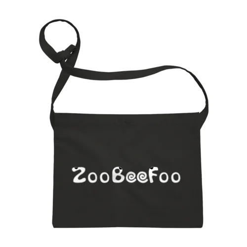 ZooBeeFoo白ロゴ サコッシュ