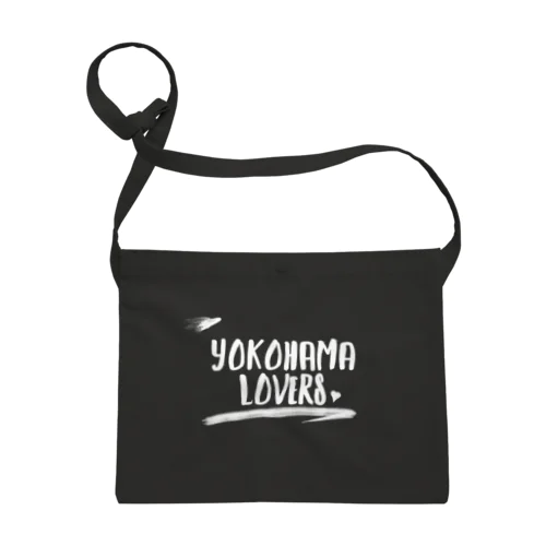 YOKOHAMA LOVERS 1　白文字 Sacoche