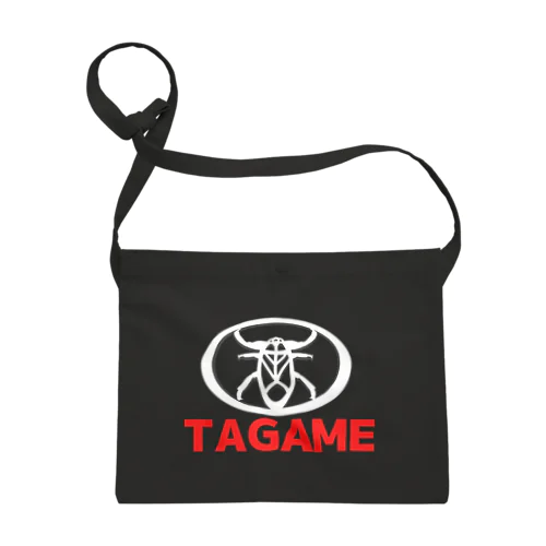 TAGAME (white) サコッシュ