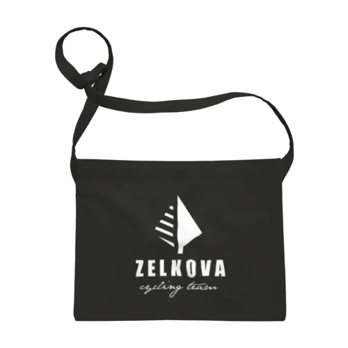 ZELKOVA LOGO white  Sacoche