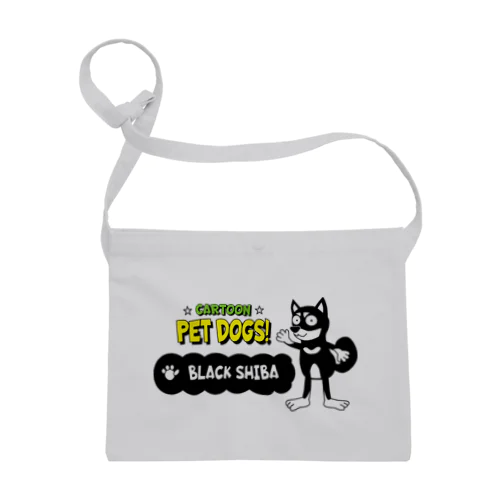 【106M】C･PETDOGS『Black Shiba』サコッシュ サコッシュ