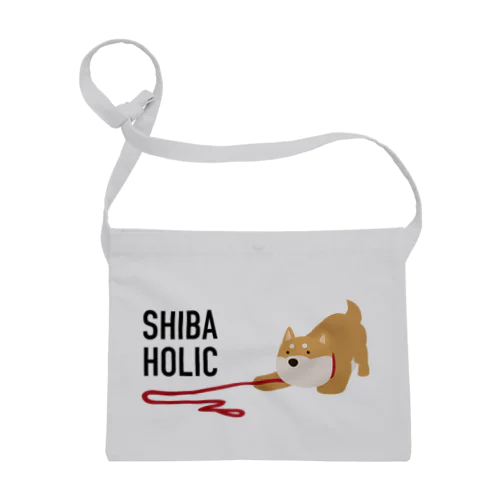 SHIBA HOLIC（赤✕赤） サコッシュ