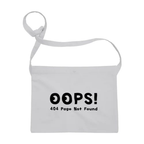 エラーコード Oops! 404 page not found  04 サコッシュ