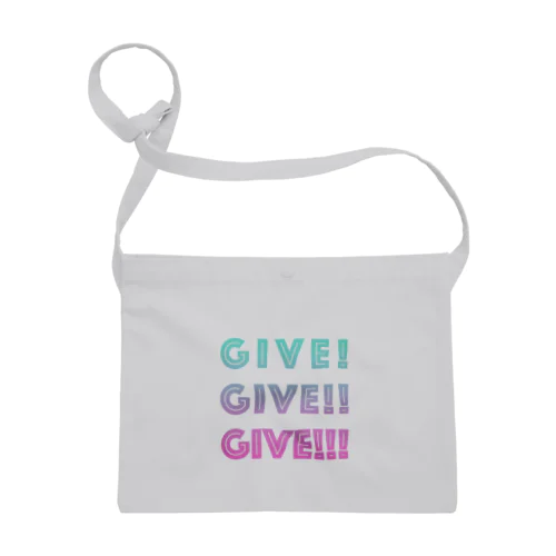 GIVE!GIVE!!GIVE!!!ー淡い。 サコッシュ