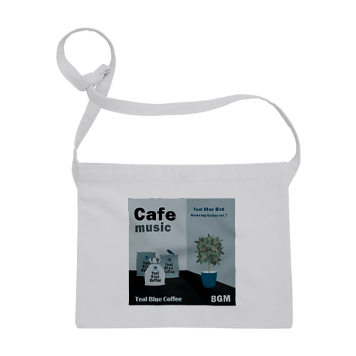 Cafe music - Teal Blue Bird - Sacoche