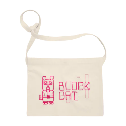 #BLOCKCAT（赤） Sacoche