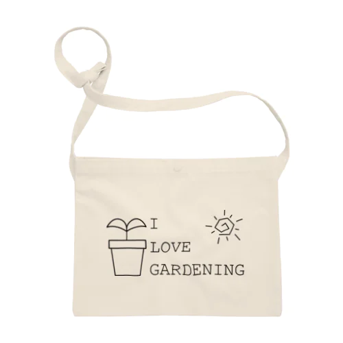 I LOVE GARDENING サコッシュ