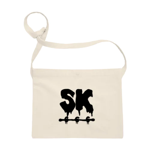 SK Strikethrough(666) Clothing - First Line White Sacoche