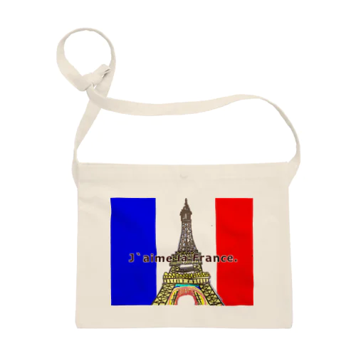 J`aime la France. サコッシュ