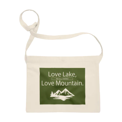 Love lake,Love mountain. (BIWAKOver) サコッシュ