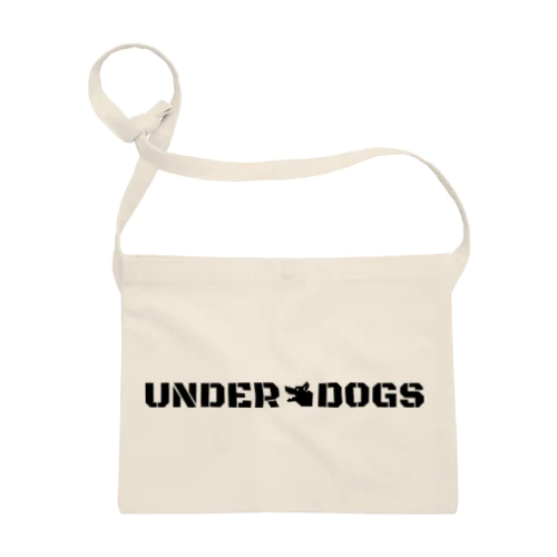 UNDER DOGS ロゴ Sacoche