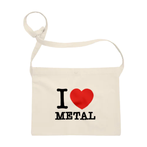 I LOVE METAL サコッシュ