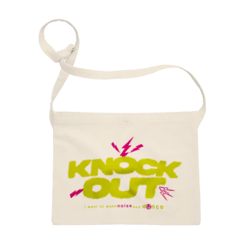 KNOCK OUT NEW LOGO サコッシュ