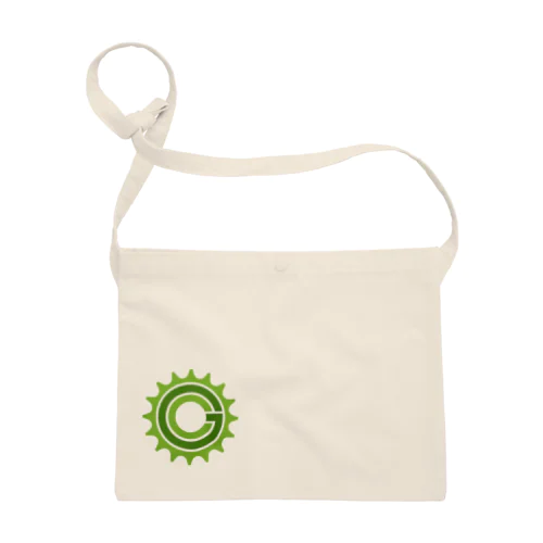 Green Cog Cog Logo サコッシュ