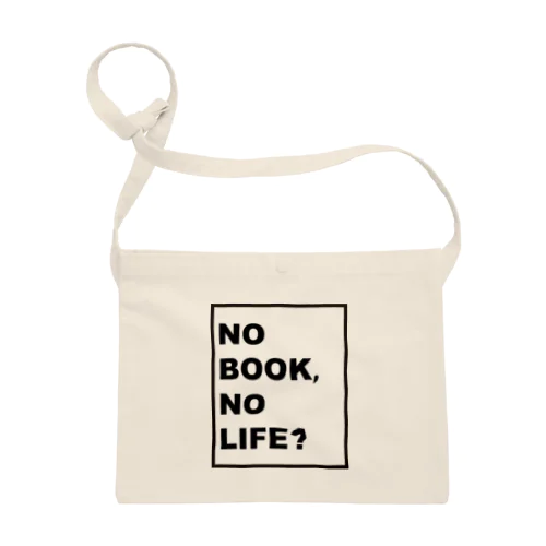 NO BOOK, NO LIFE Sacoche