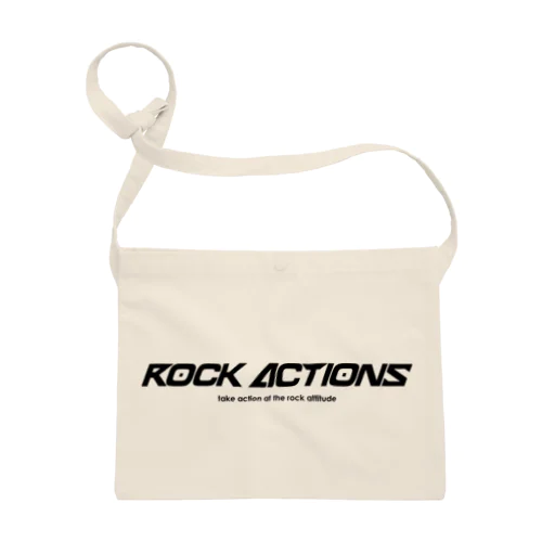 ROCK ACTIONS logo series 1 Sacoche