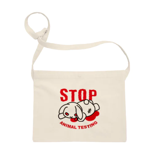 Stop Animal Testing サコッシュ