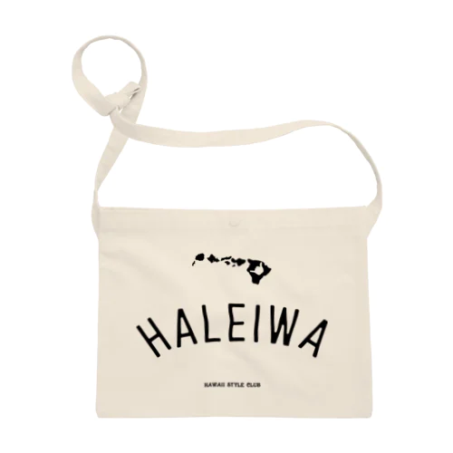 HALEIWA　BLK LOGO サコッシュ