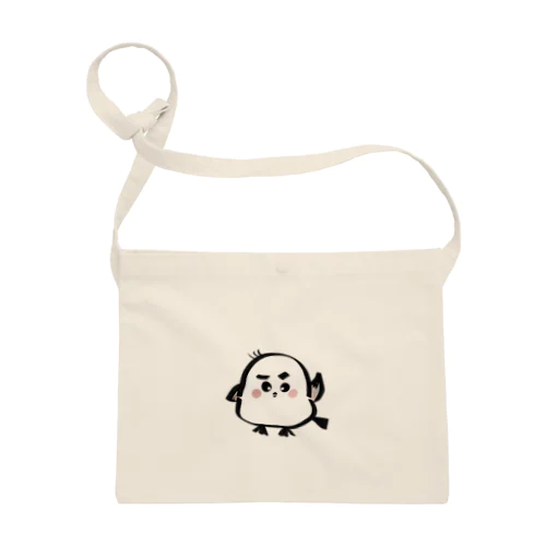 手をあげるシマエナガくん Sacoche