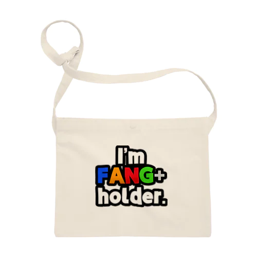 I'm FANG+ holder. サコッシュ