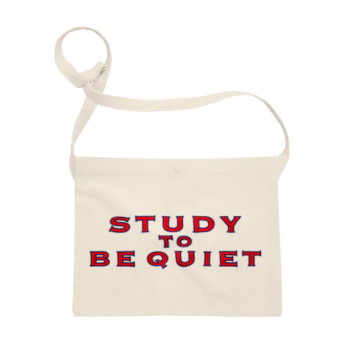 STUDY TO BE QUIET  サコッシュ