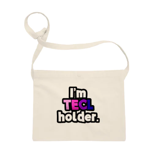 I'm TECL holder. サコッシュ