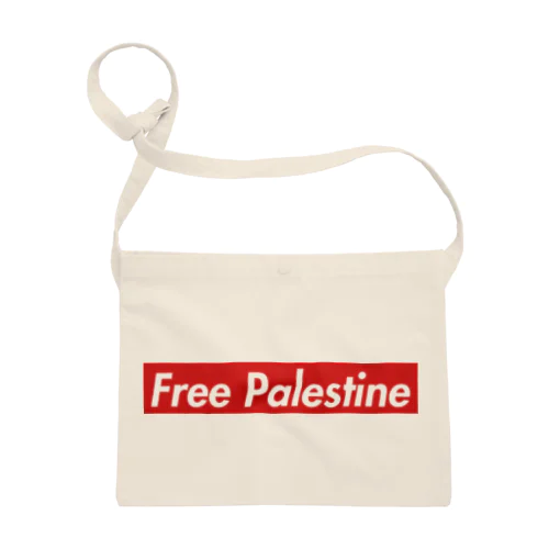 Free Palestine　パレスチナ解放のためのもの Sacoche