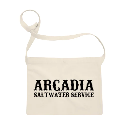 ARCADIA SALTWATER SERVICE BLACK#1 サコッシュ