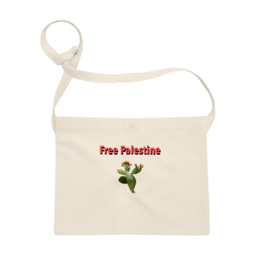 Free Palestine フリーパレスチナ！ サコッシュ