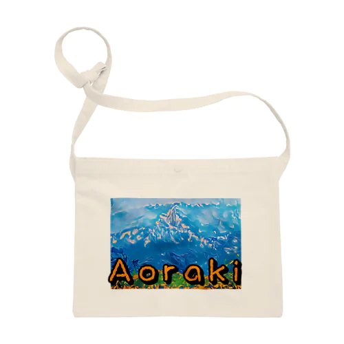 Aoraki 〜自然の宝石箱:油絵バージョン〜 サコッシュ