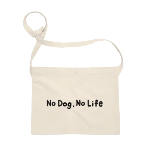 no  dog，no life サコッシュ