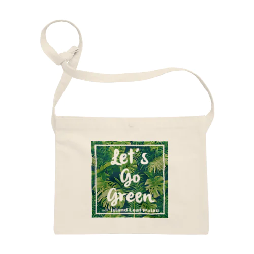 Let's Go Green with Island Leaf Palau サコッシュ