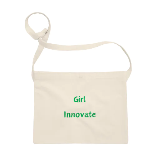 Girl Innovate-女性が革新的であることを指す言葉 サコッシュ