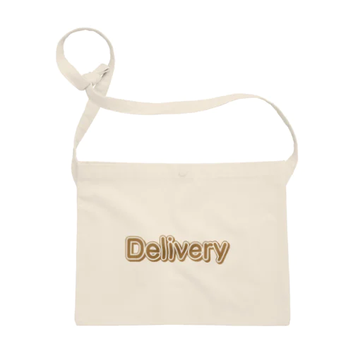 Delivery セピア サコッシュ