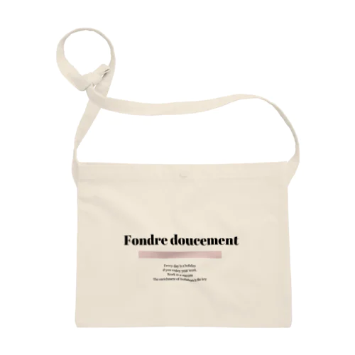 Fondre doucement サコッシュ