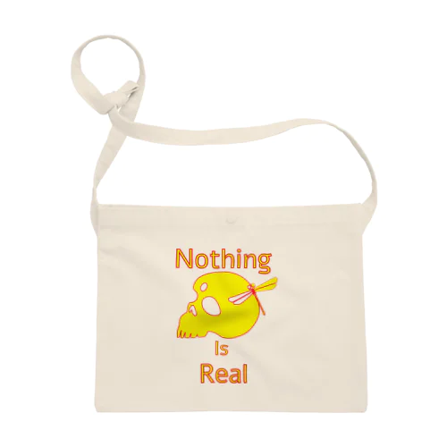 Nothing Is Real.（黄色） サコッシュ