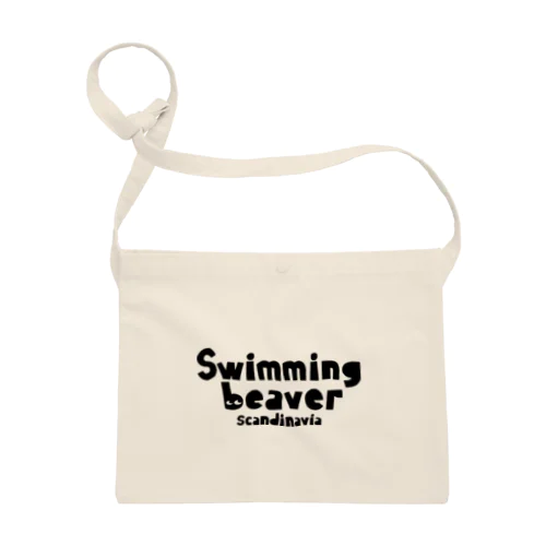 swimming beaver scandinavia Sacoche